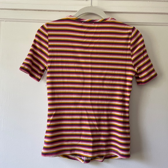 Maeve Anthropologie ribbed striped top size XS - Picture 6 of 10